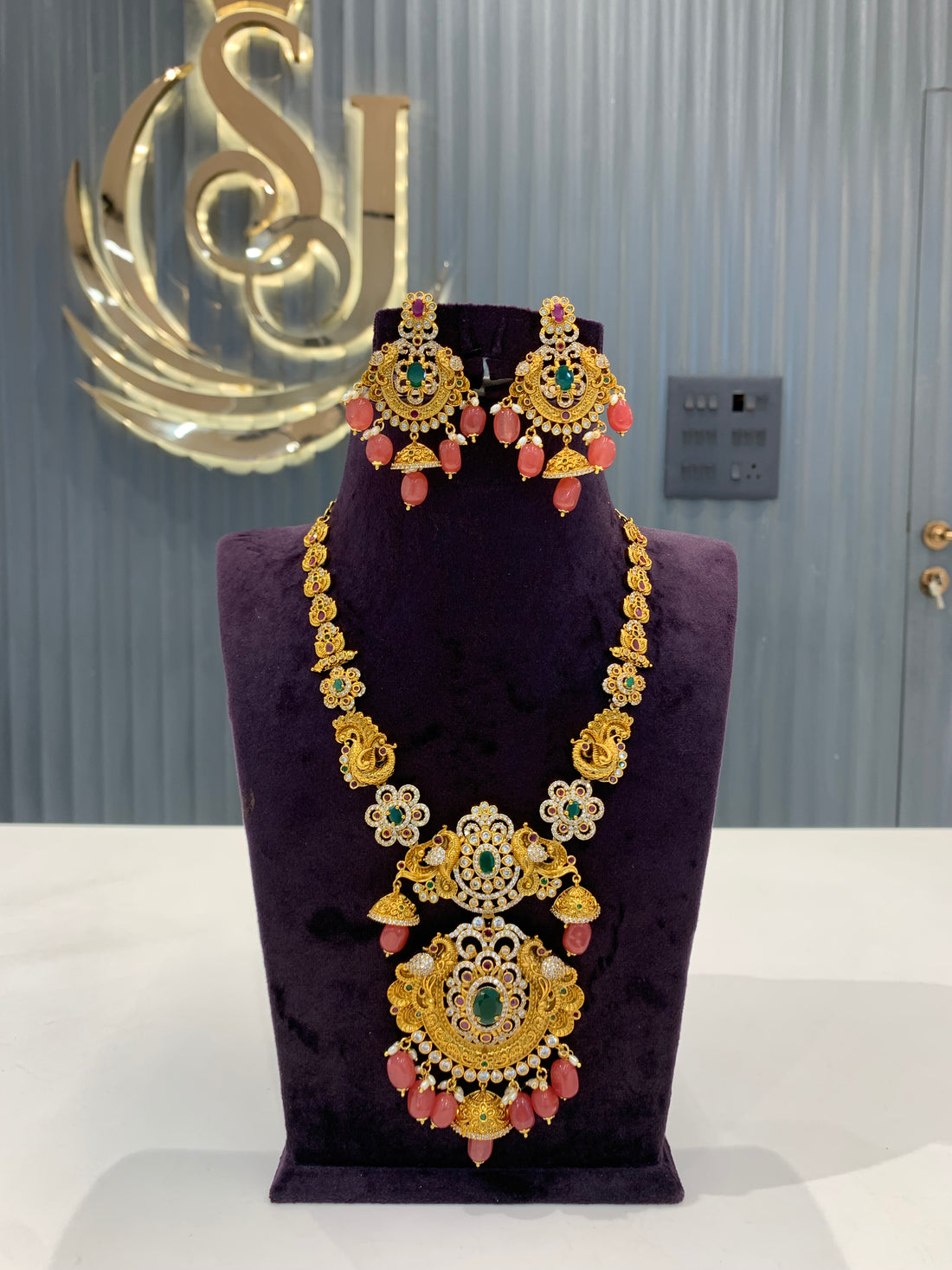 Beautiful Nakshi  necklace
