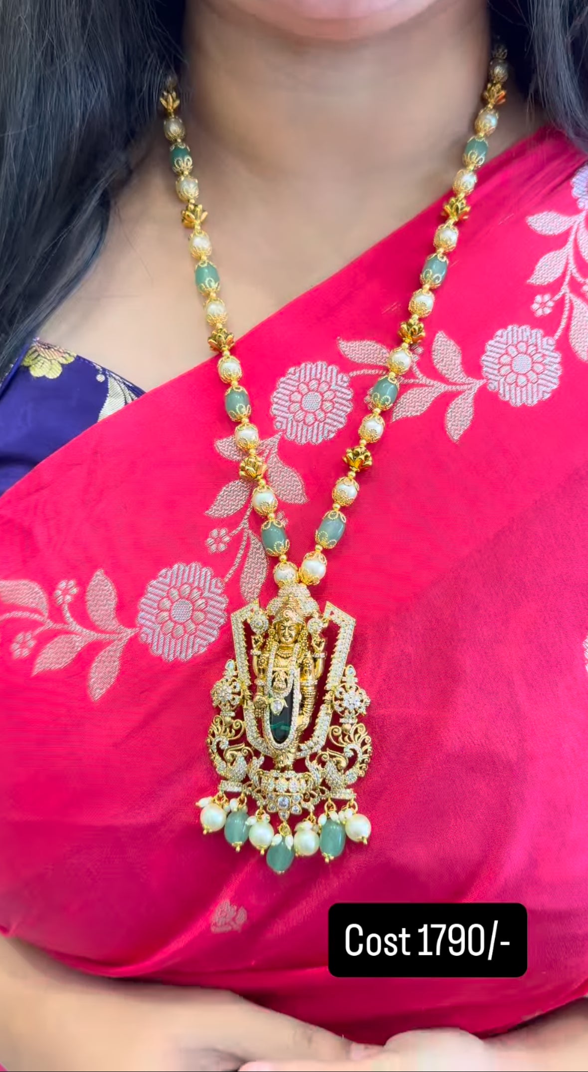 Beautiful balaji pendant beads chain 22inchs