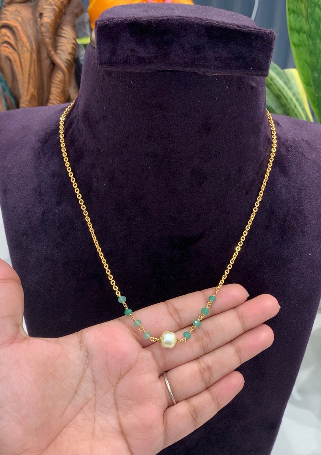 Beautiful Customised Handmade Simple Chain (18inches)