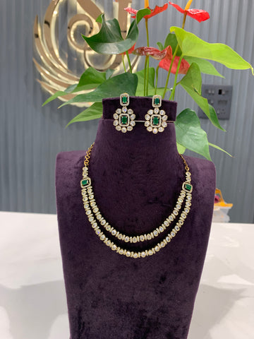 Beautiful double step necklace