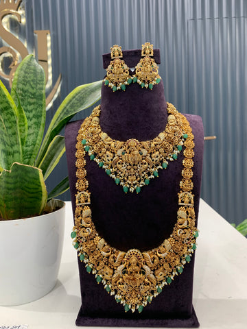 Beautiful Nakshi Heavy Combo set with earrings
