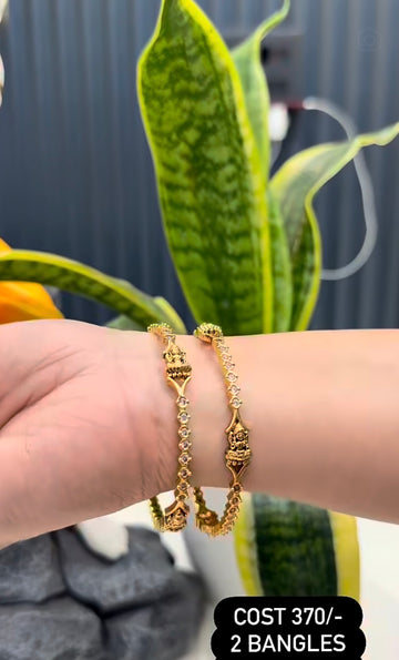 Beautiful nakshi bangles set of 2
