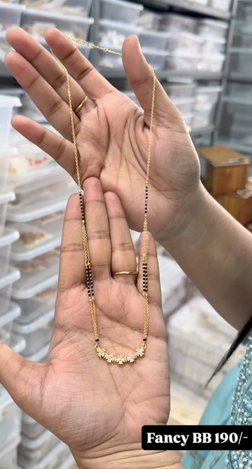 Beautiful stylish fancy blackbeads