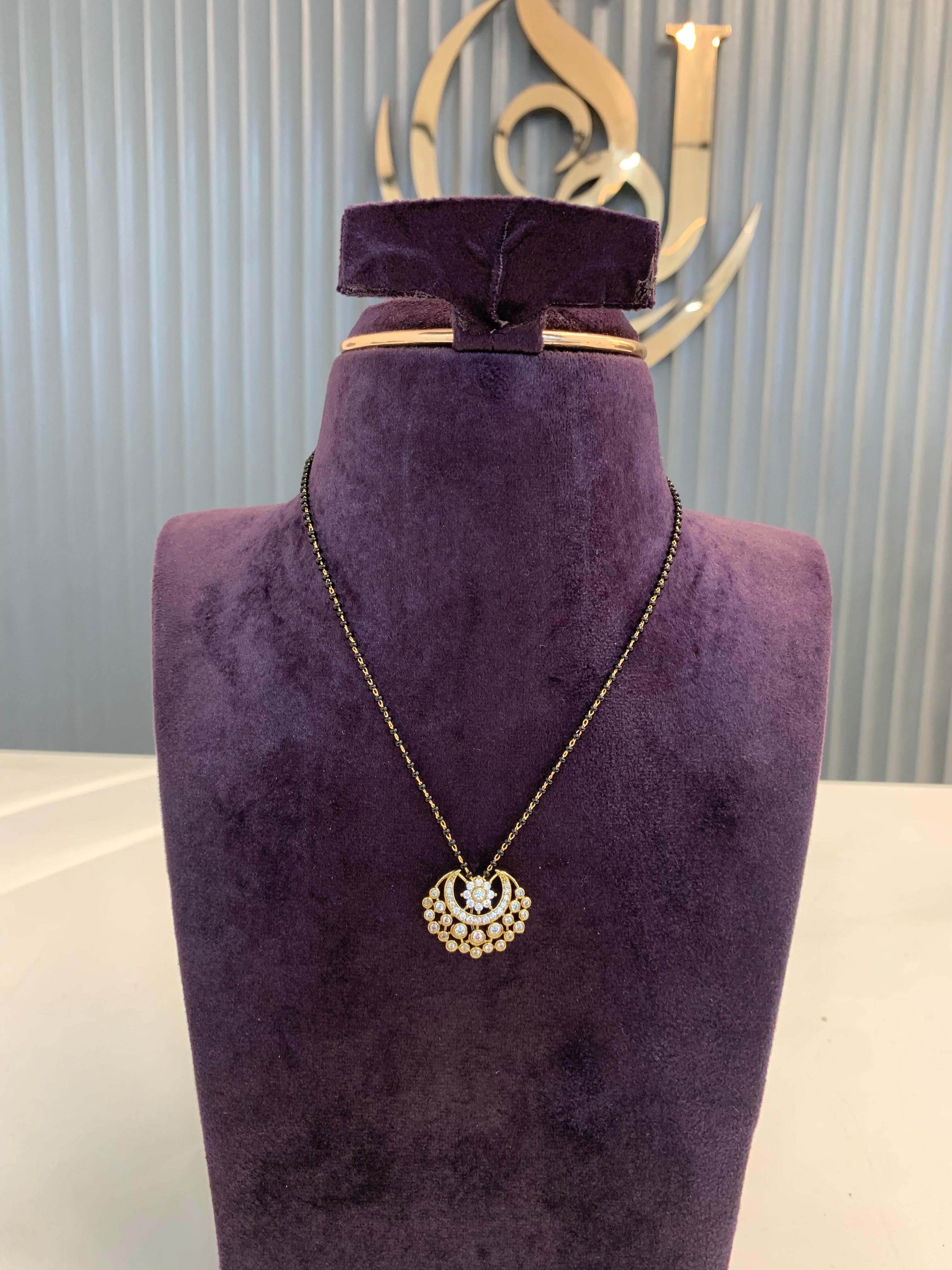 Beautiful black beads with cute pendent