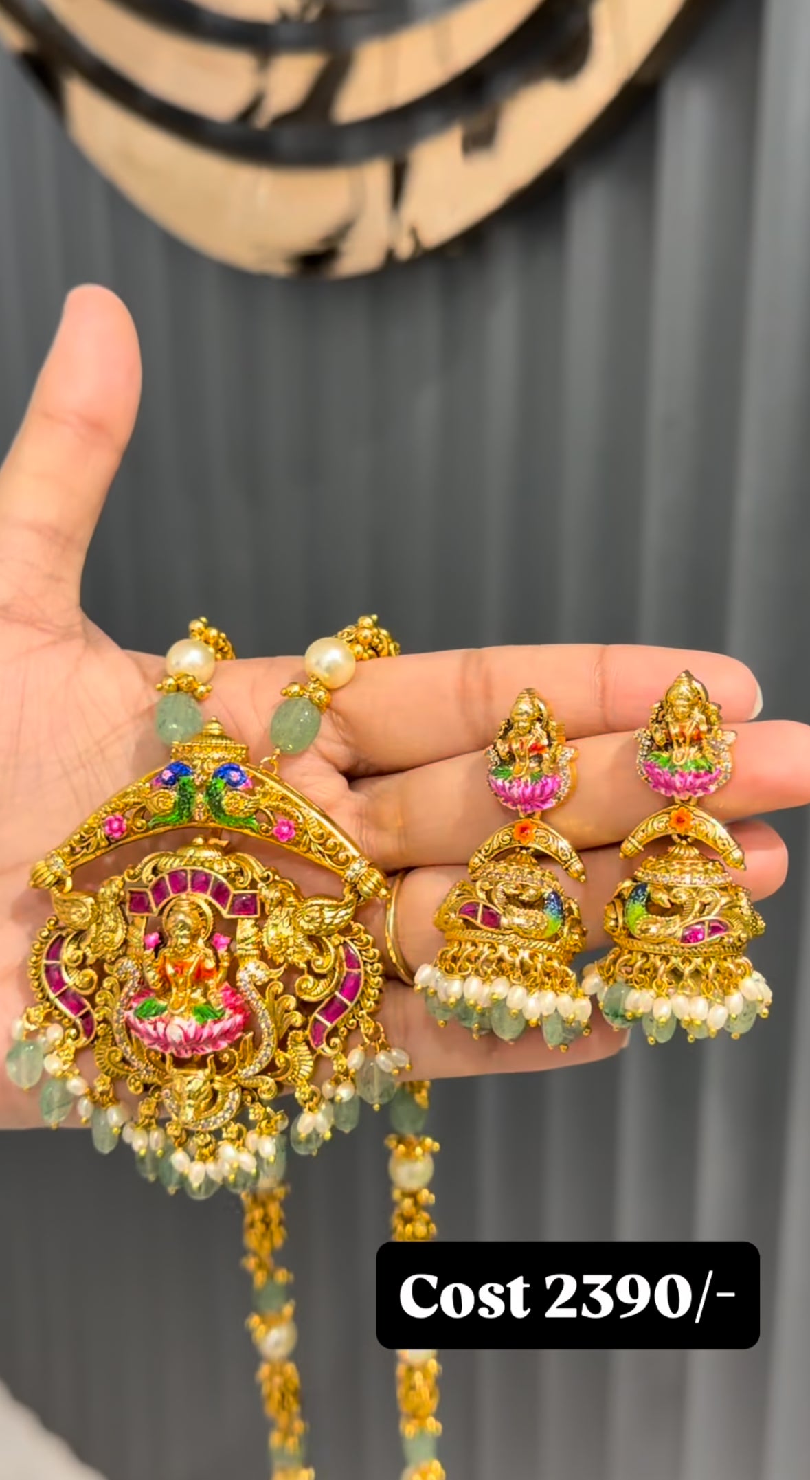 Beautiful meenakari beads set