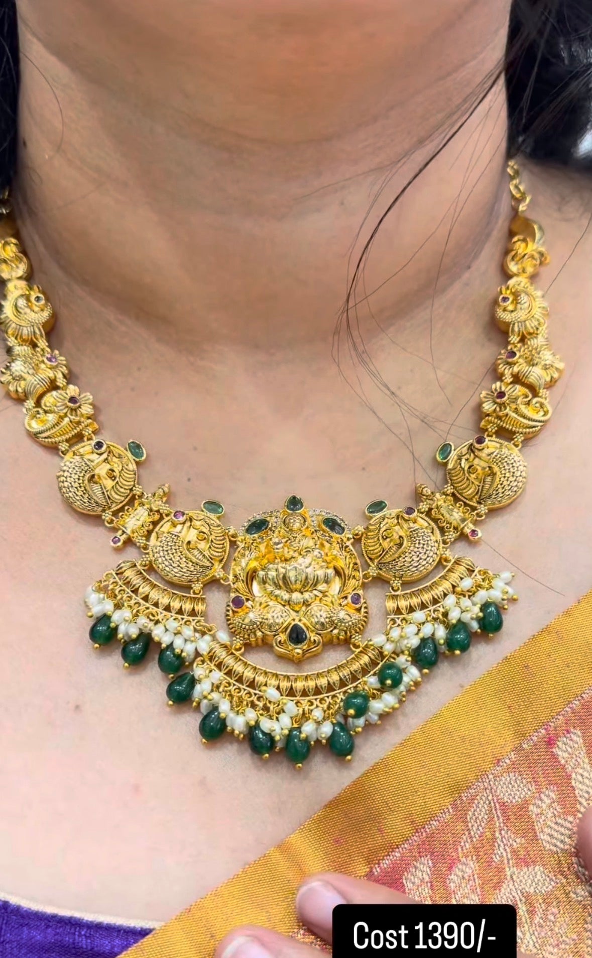 Beautiful nakshi necklace