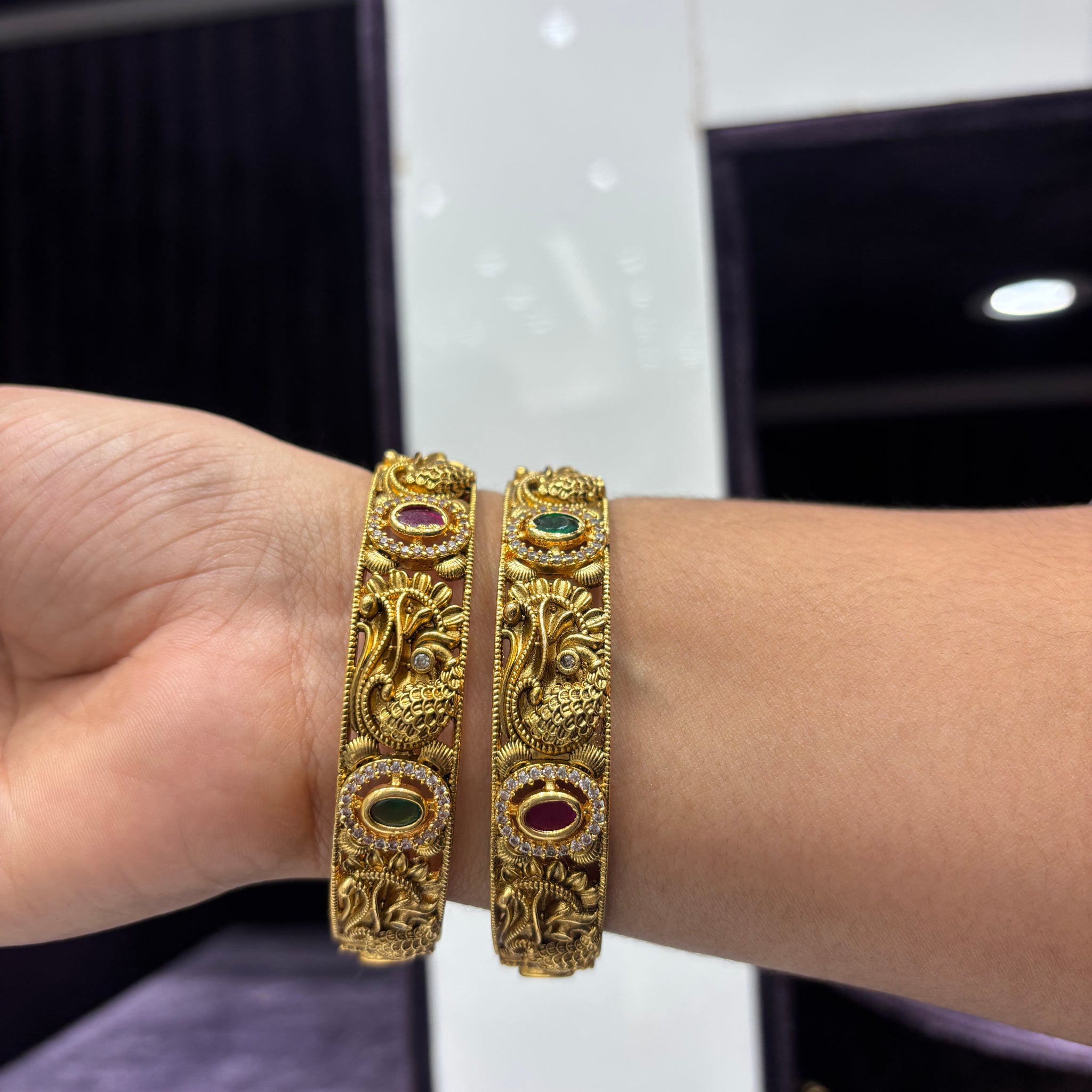Nakshi Trending Peacock Bangles