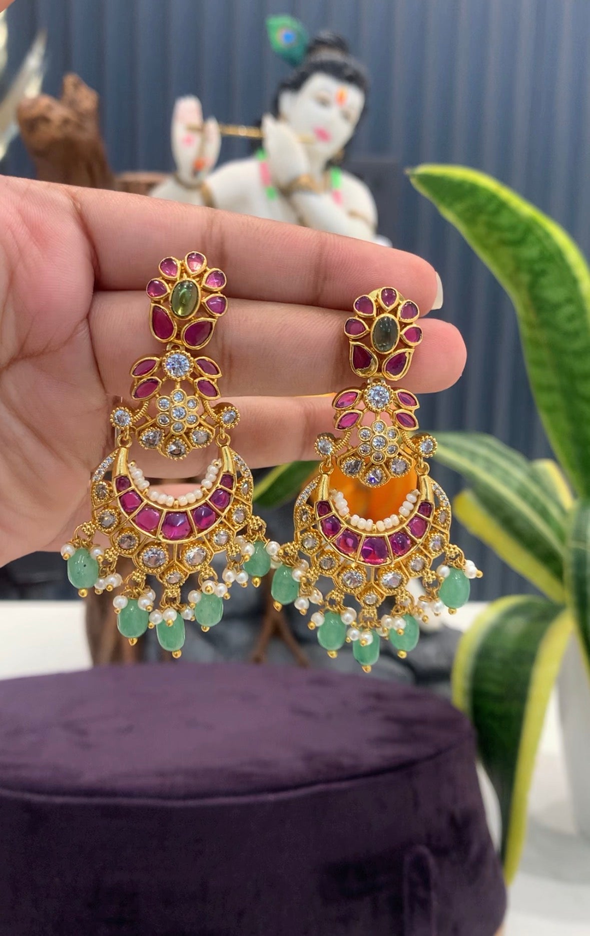 Beautiful customised chandbalis