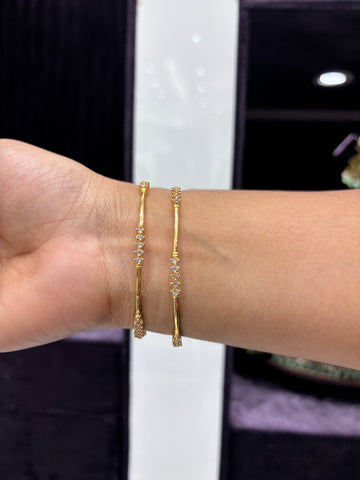 CZ stone bangles