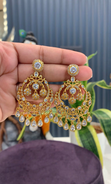 Beautiful chandbali earrings