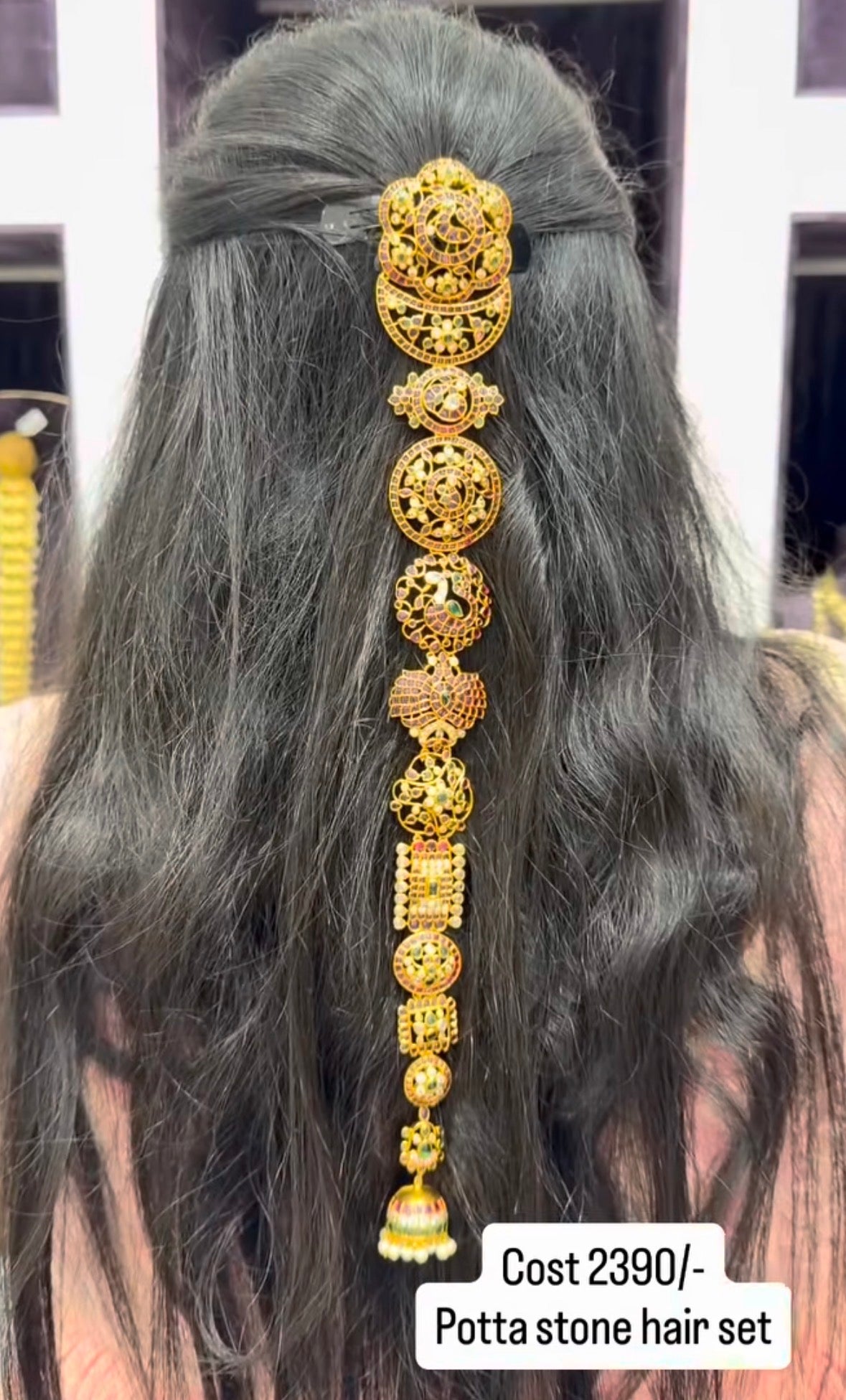 Beautiful Pota stone Hair set
