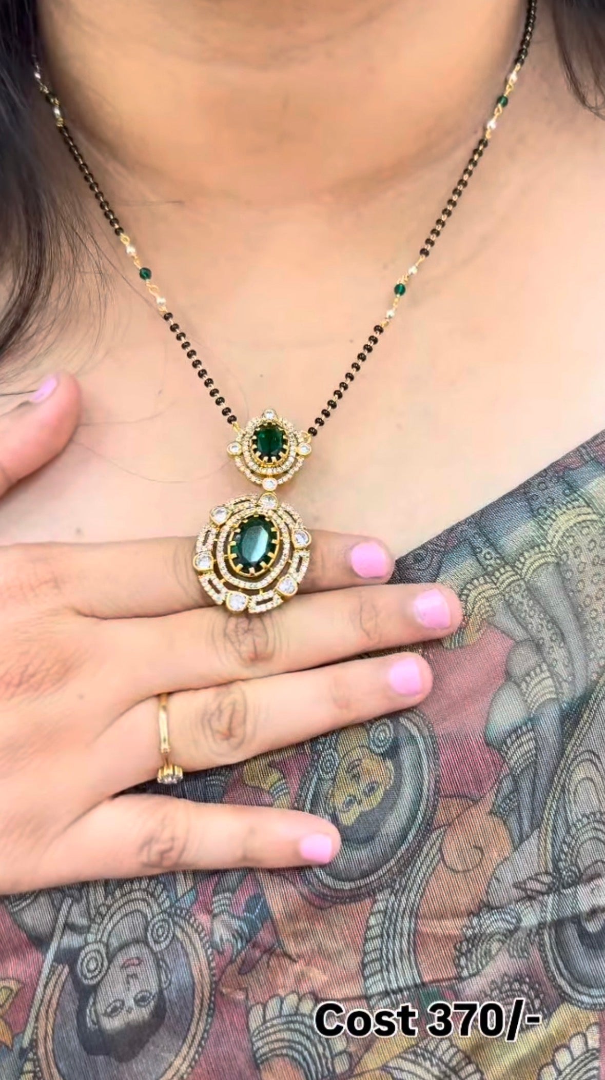 Beautiful Pendent with Blackbeads
