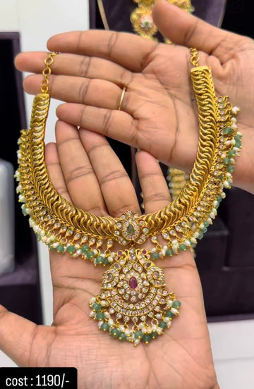 Beautiful jilebi necklace