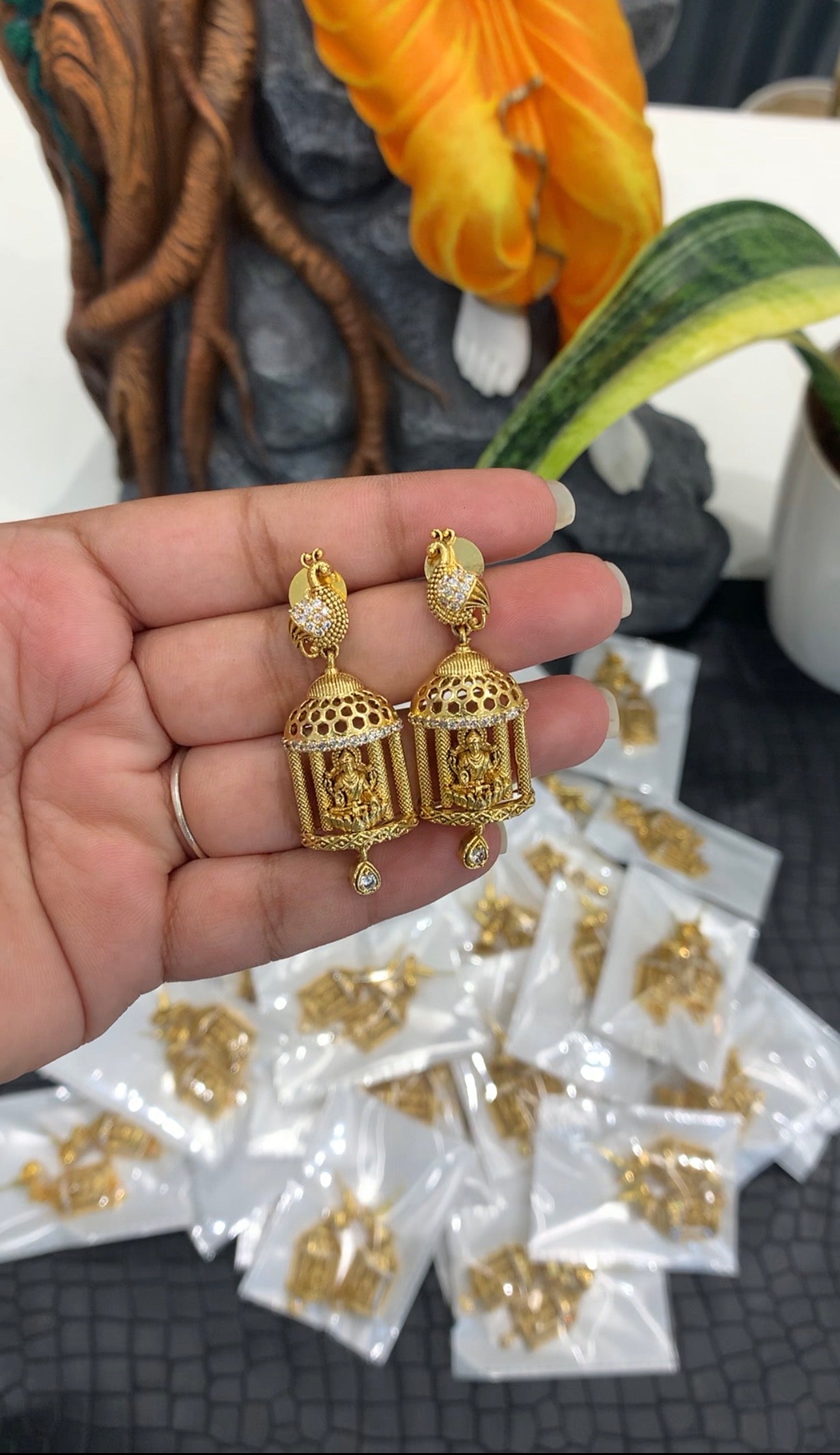 Beautiful traditional earrings
