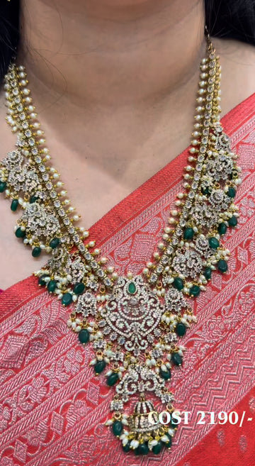 Beautiful customised heavy gutthapusala mini haram