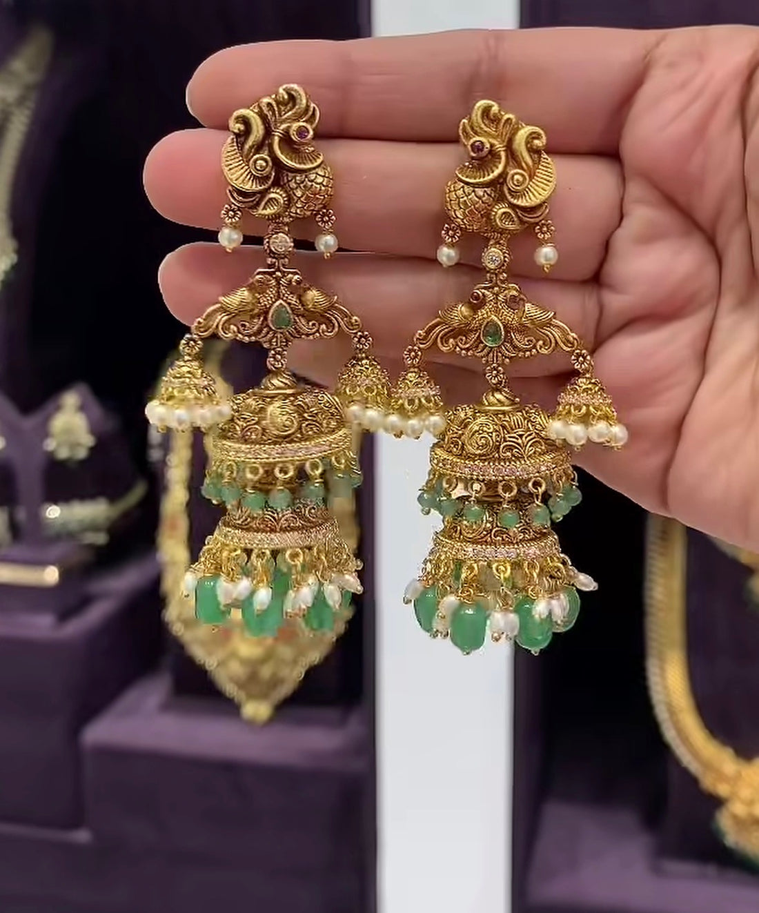 Beautiful Nakshi Jumkies