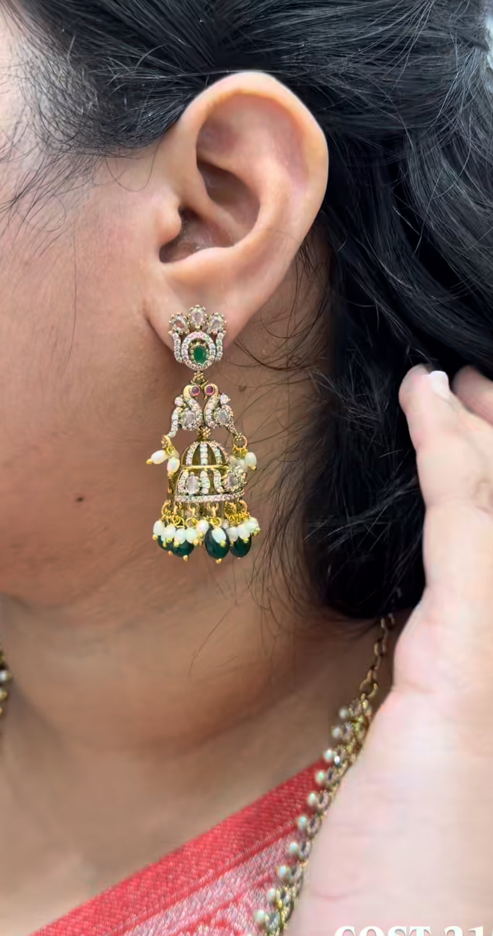 Beautiful customised heavy gutthapusala mini haram