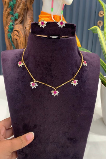 Beautiful Simple chandraharam Chain