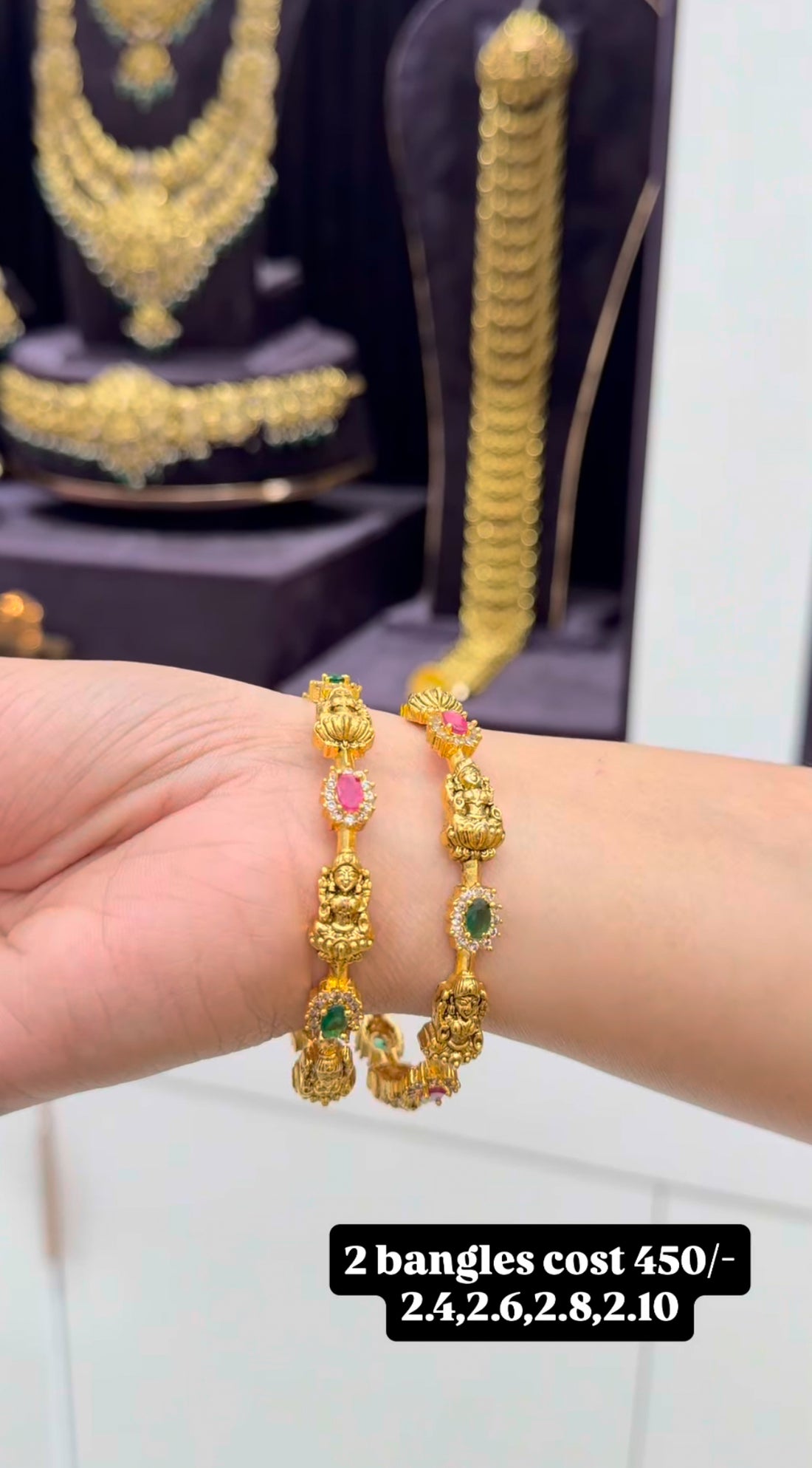 Beautiful multi nakshi bangles