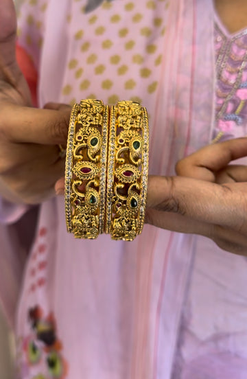 Beautiful nakshi bangles set of 2