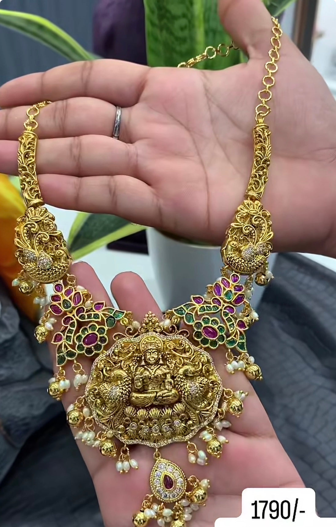 Beautiful Lakshmi Devi Necklace