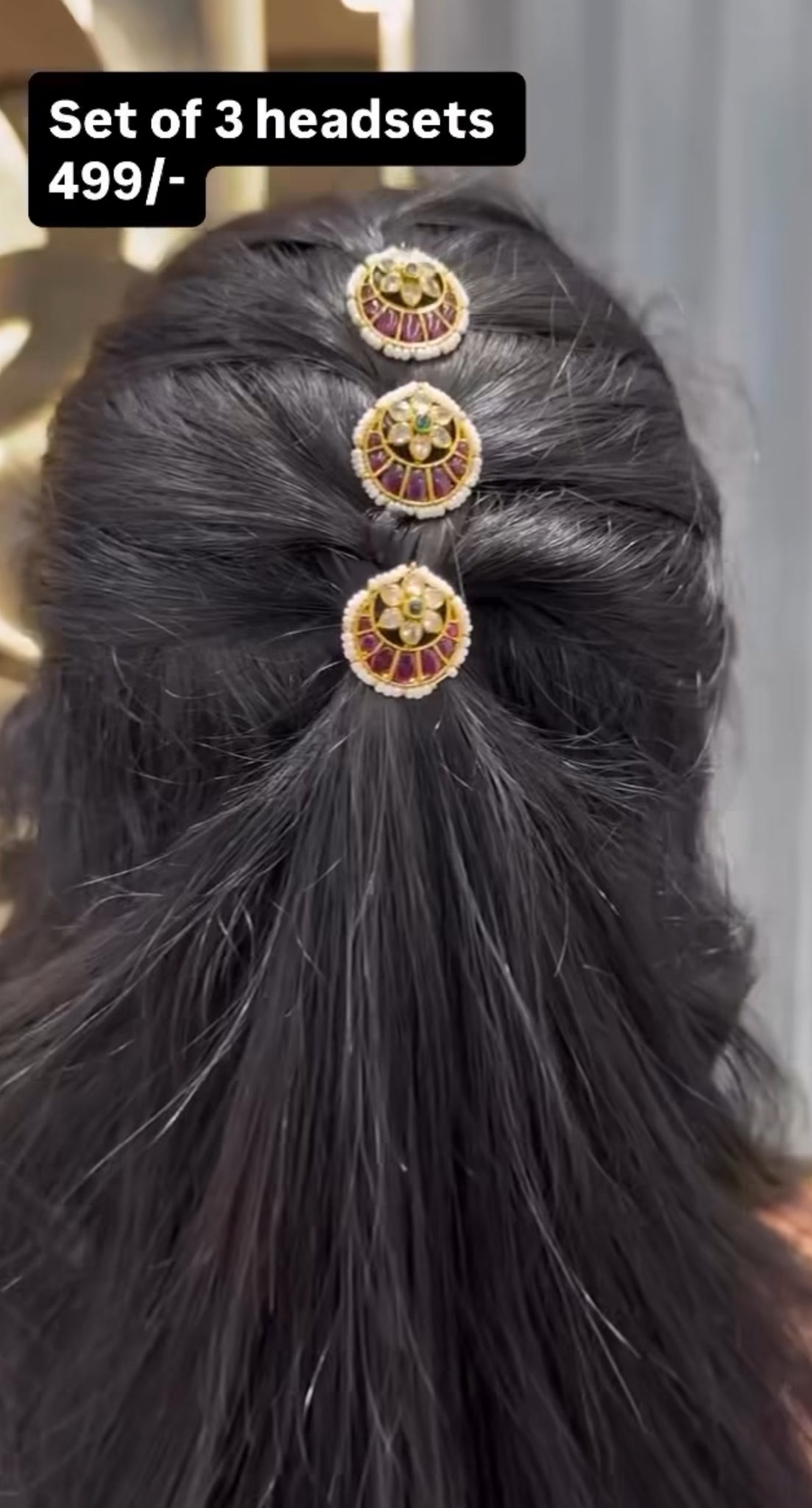 Beautiful headsets (set of 3)