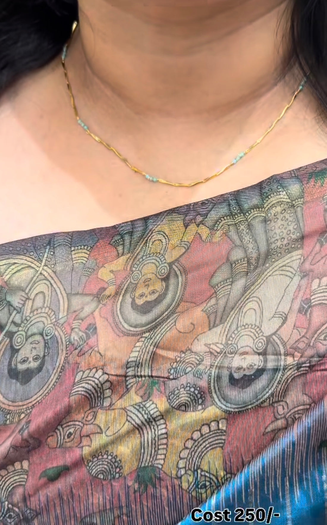 Beautiful Sky blue Colour pencil Chains