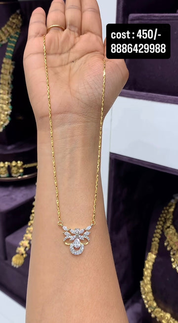Beautiful customised locket with chain