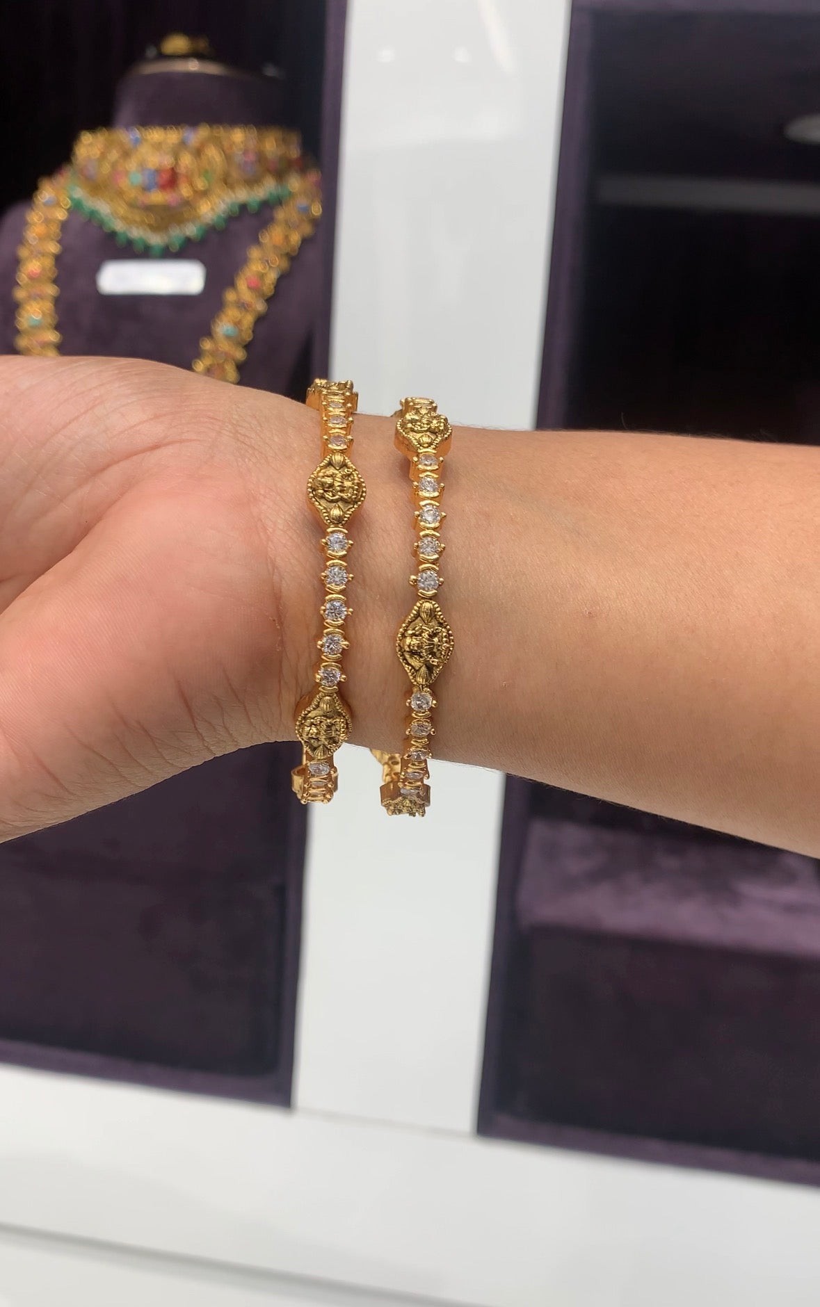 Beautiful nakshi bangles set of 2