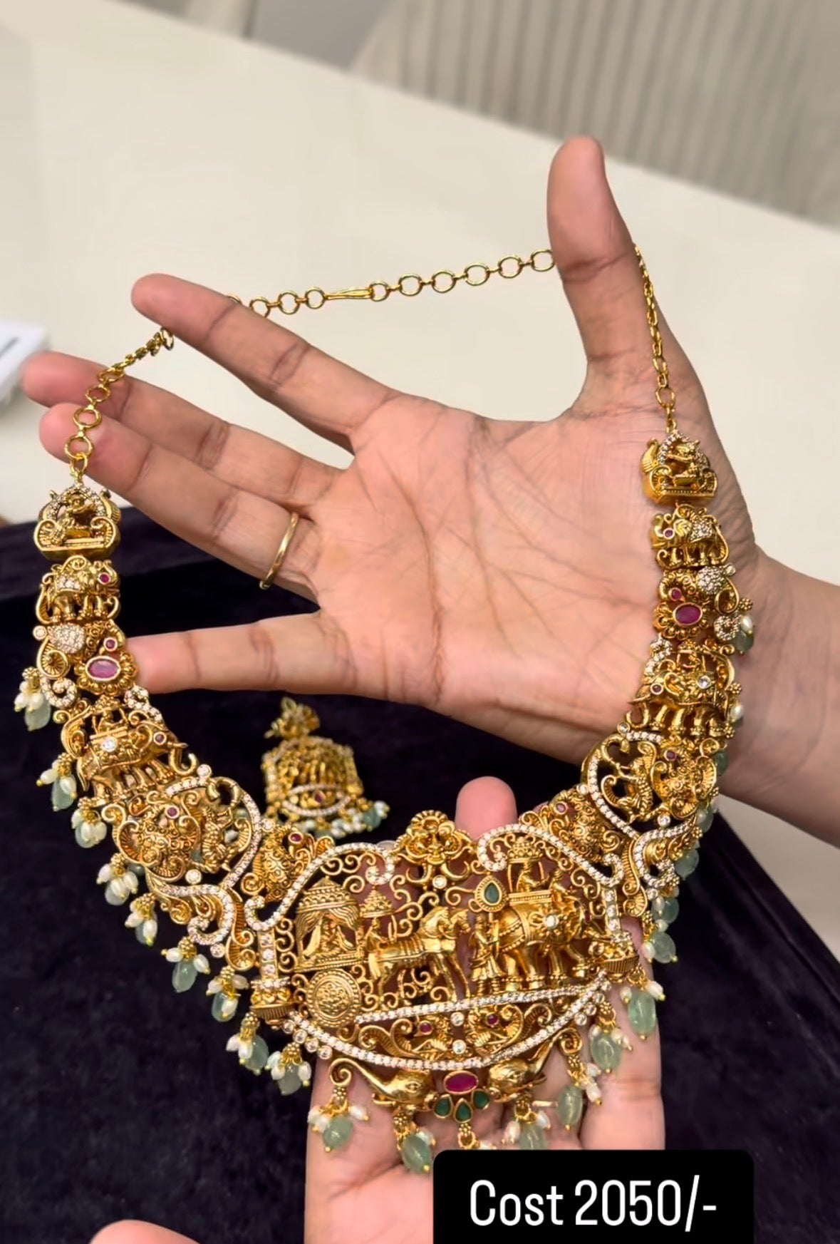 Beautiful nakshi necklace