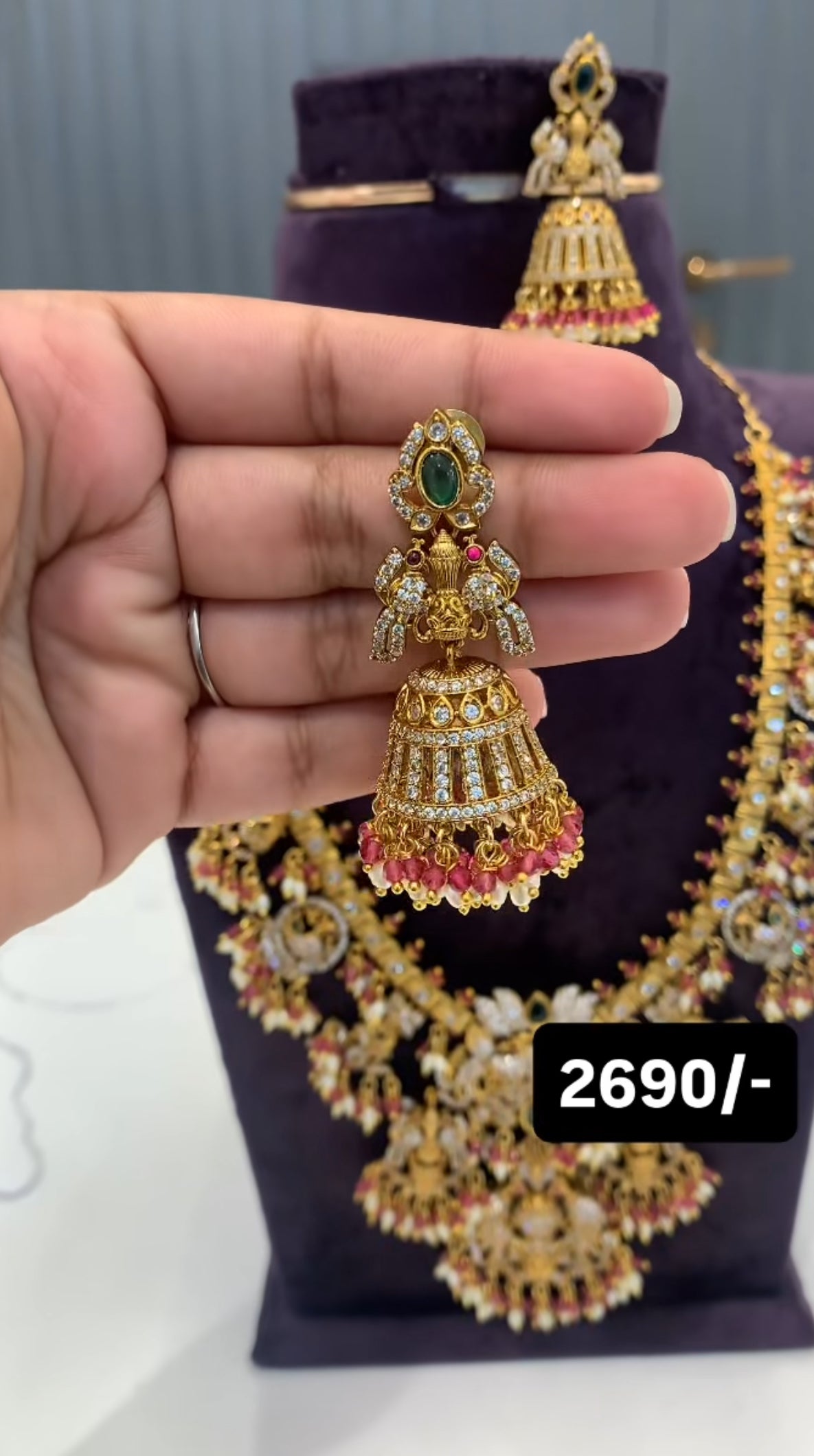 Beautiful heavy gutthapusala mini haram