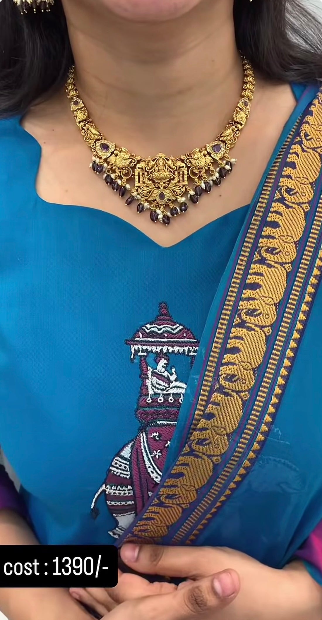 Beautiful Lakshmi Devi Necklace