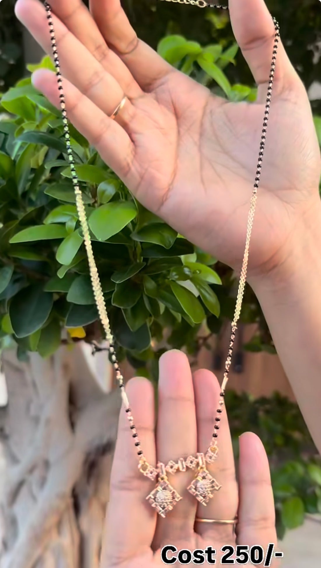 Beautiful metalic blackbeads