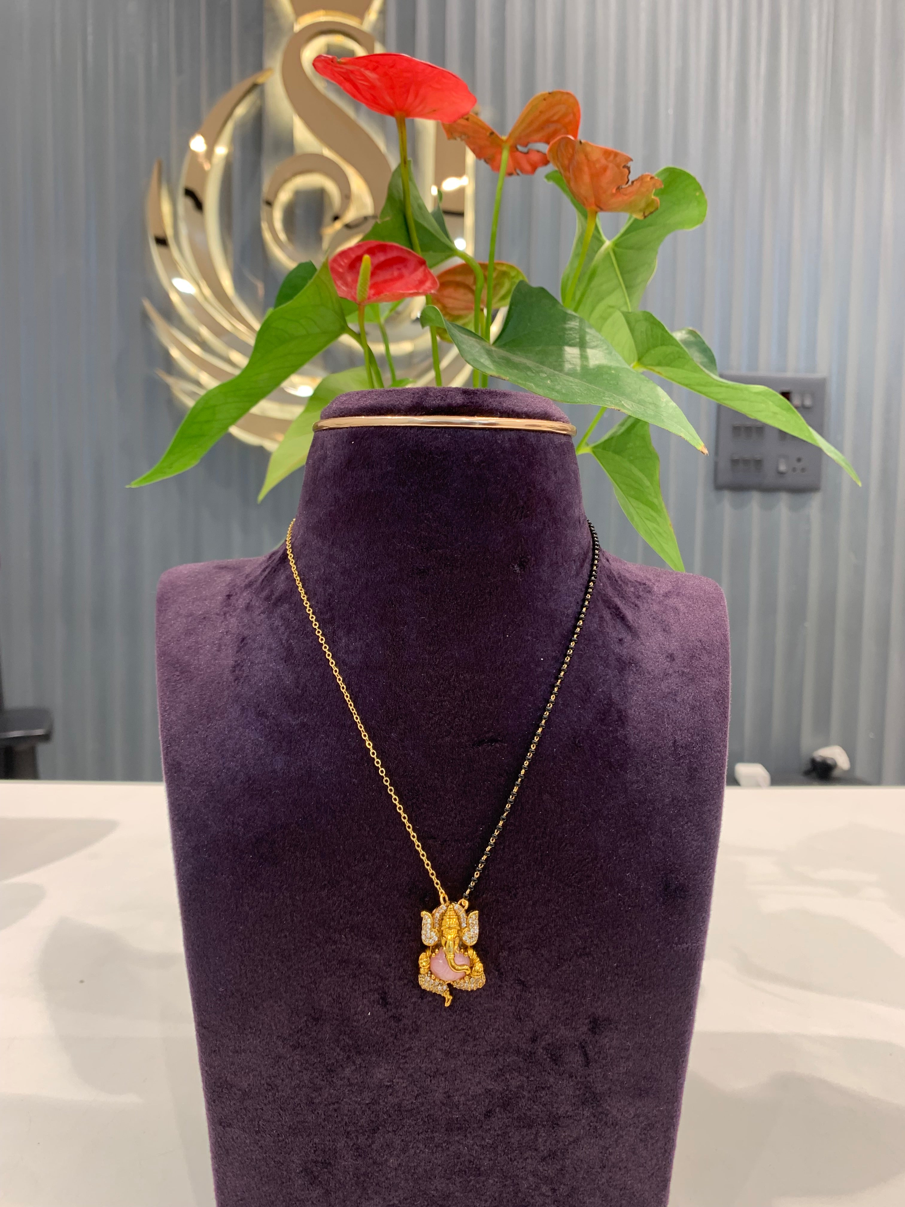 Beautiful ganesh pendant blackbeads