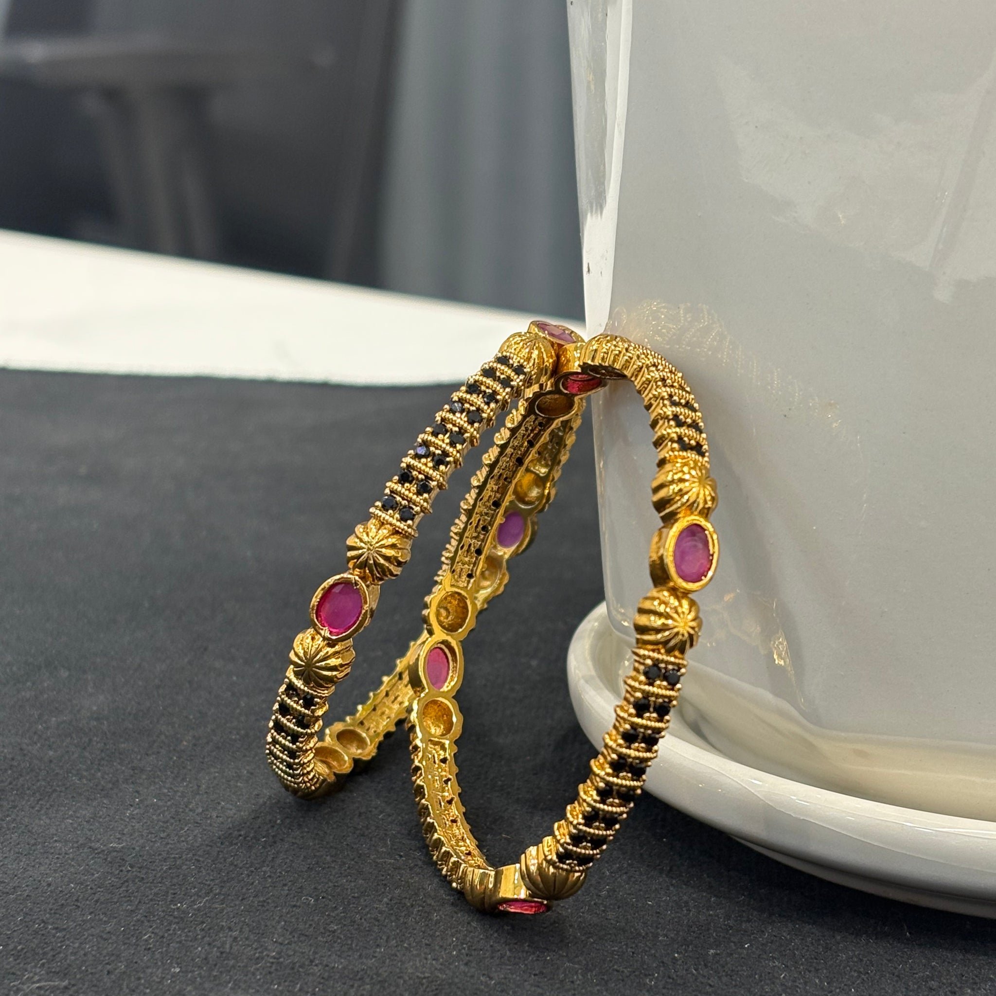 Beautiful black bangles