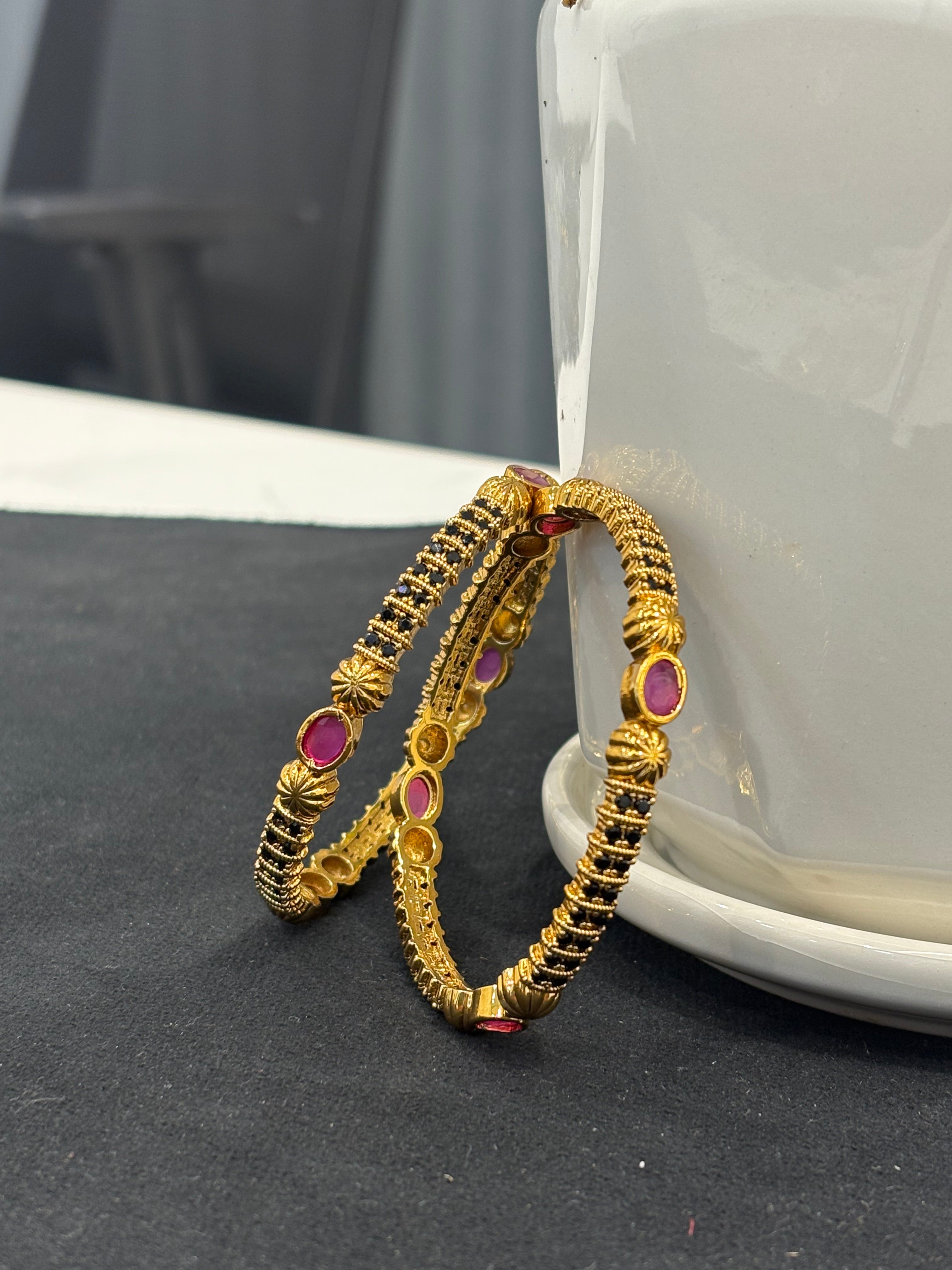 Beautiful black bangles