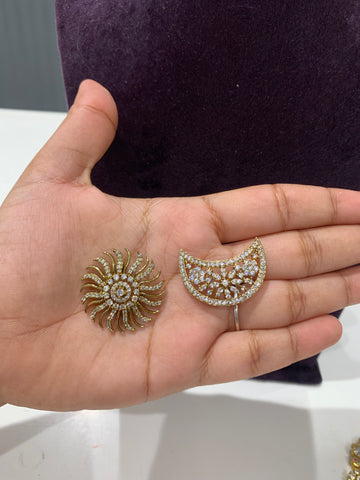 Beautiful sun moon hair accessories with back hook