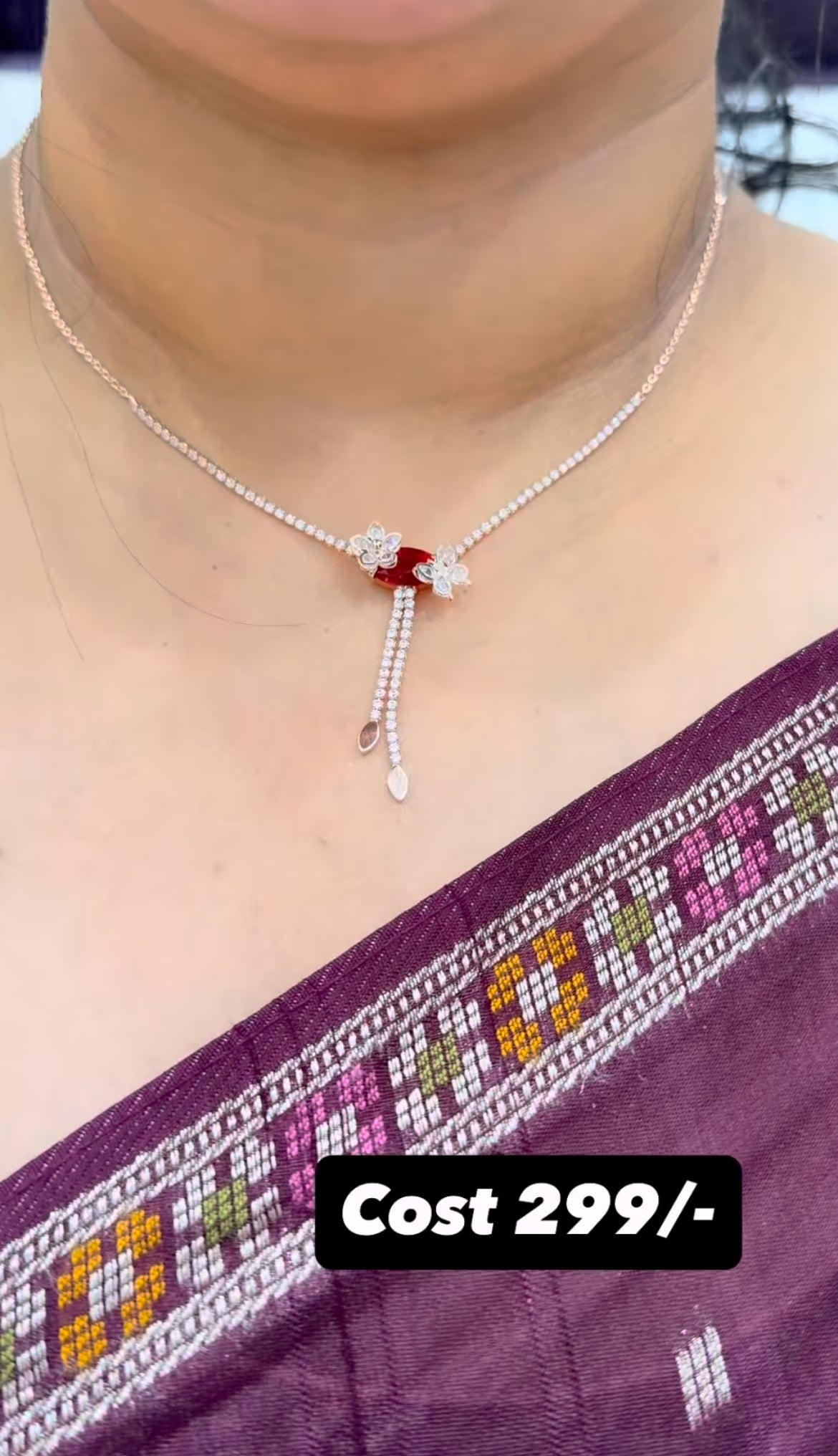 Beautiful rose gold chain