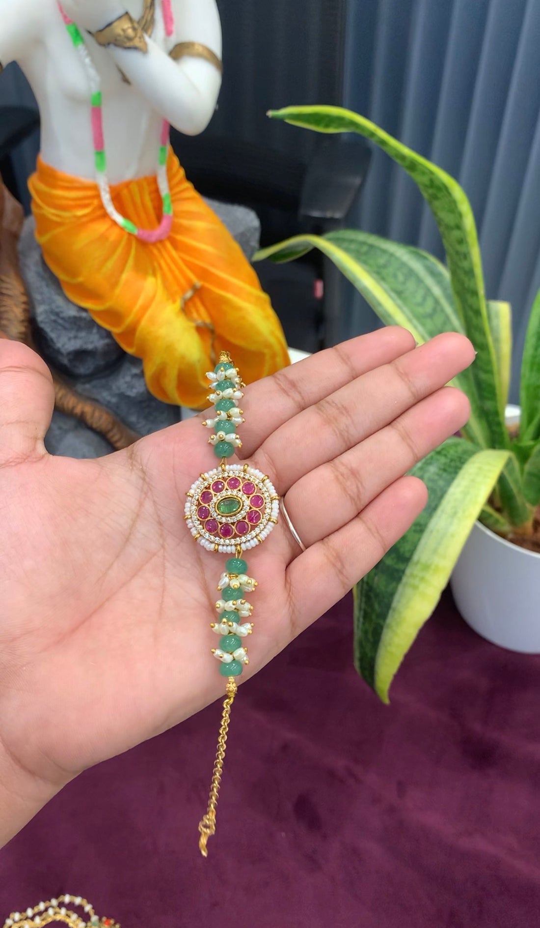 Beautiful handmade customised rakhi