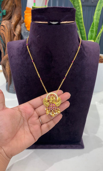 Beautiful Radhakrisha pendant set chain