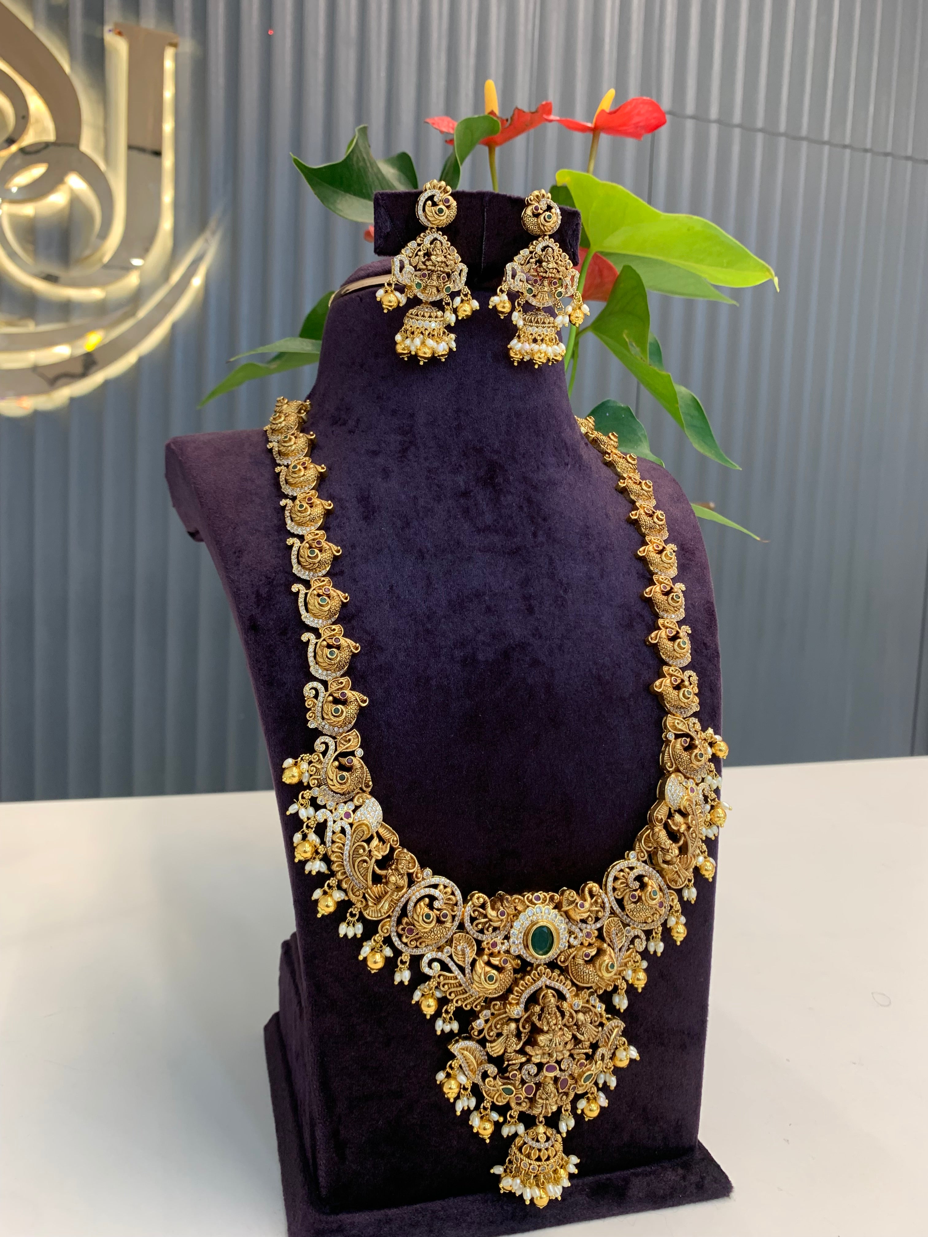 Beautiful nakshi 3D long haram