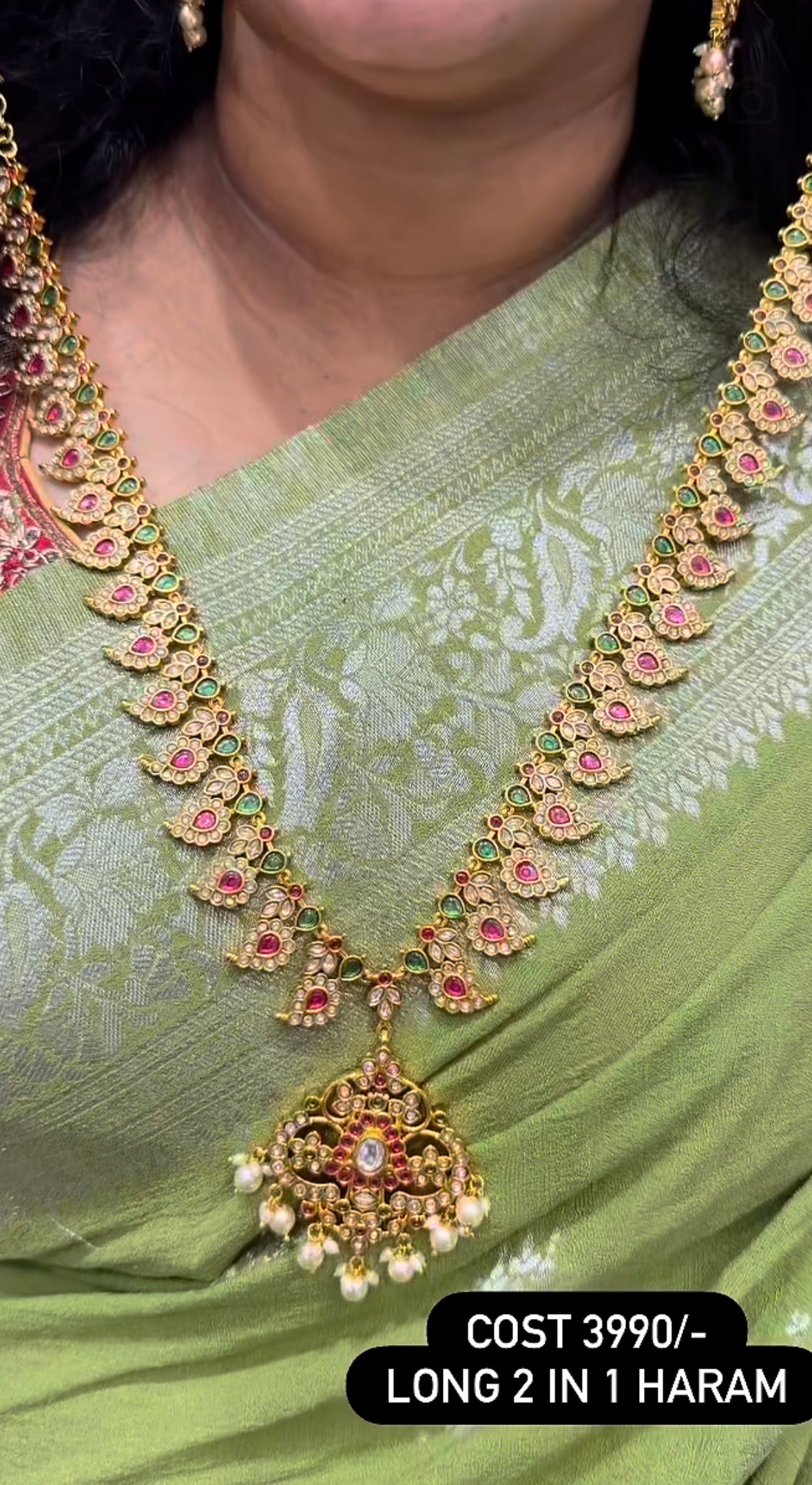 Beautiful 2 in 1 mango style haram