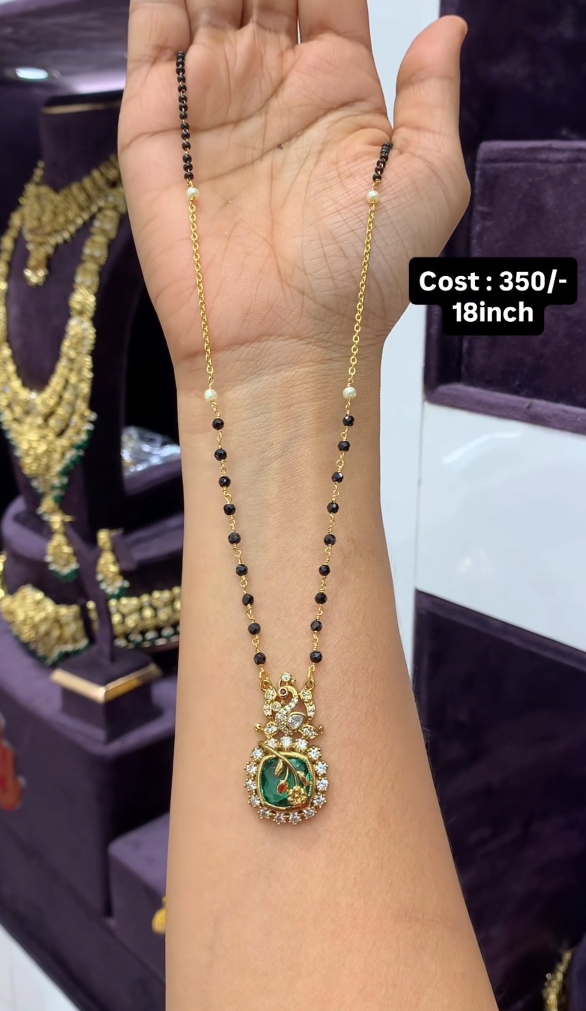 Beautiful black beads