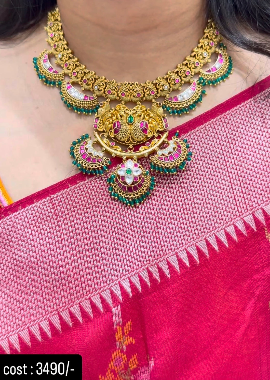 Beautiful Jadav Kundhan Necklace
