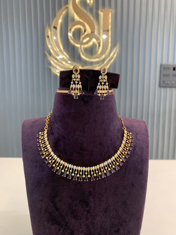 Beautiful Purple Stone Necklace