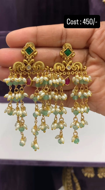 Beautiful customised earrings