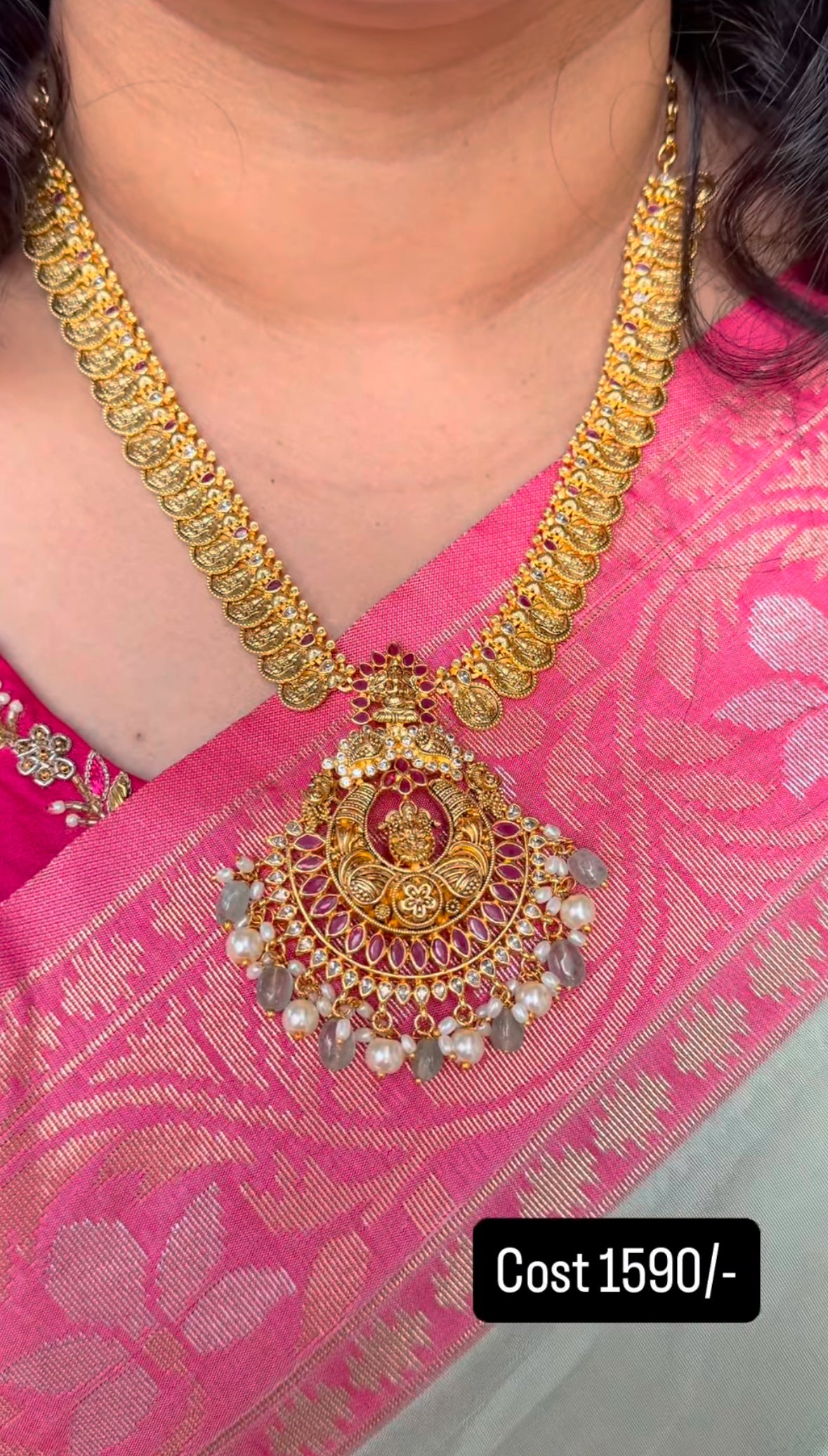Beautiful nakshi necklace