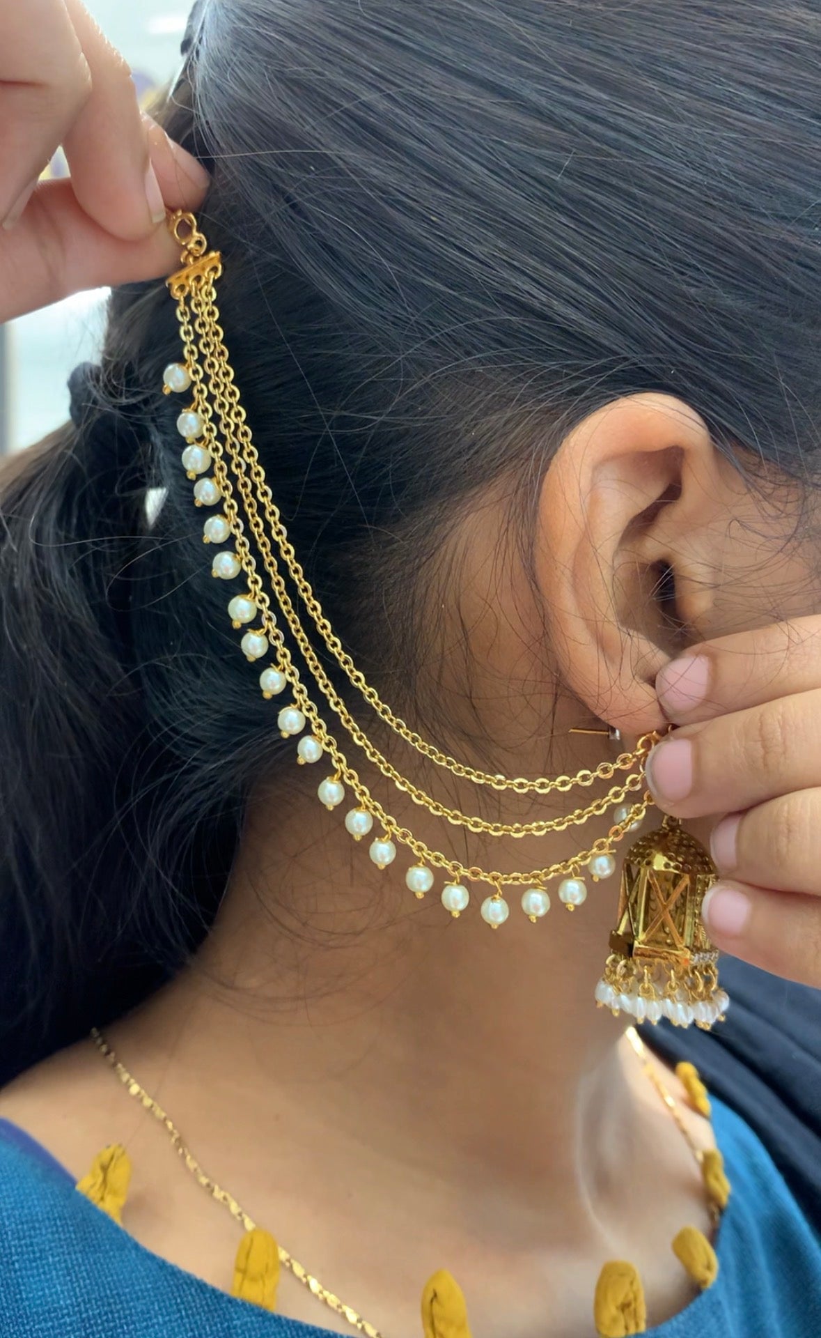 Beautiful customised handmade 3 line champaswaralu