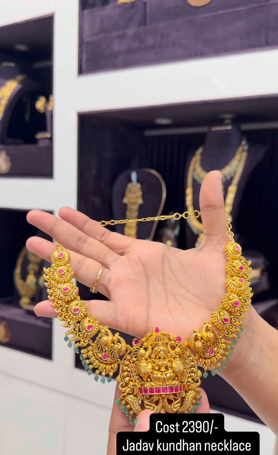 Beautiful jadav customised necklace