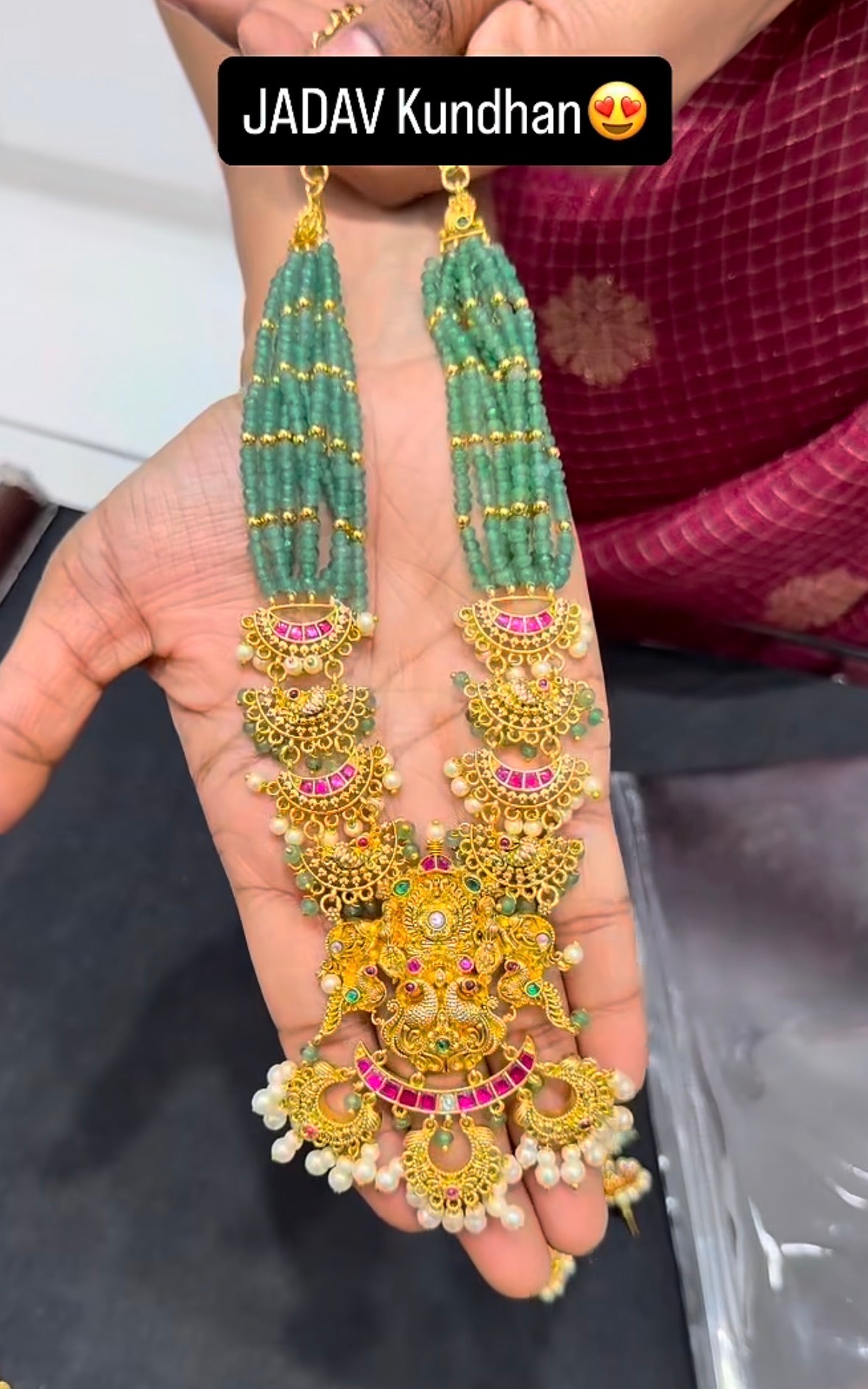 Beautiful Jadav Kundhan Necklace
